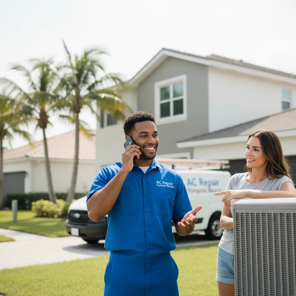 AC Repair Pompano Beach customer support in Ruther Glen